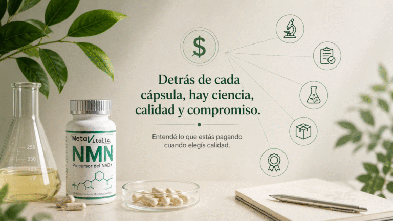 ¿Que estoy pagando? Costo del NMN puro vs el NMN para armar